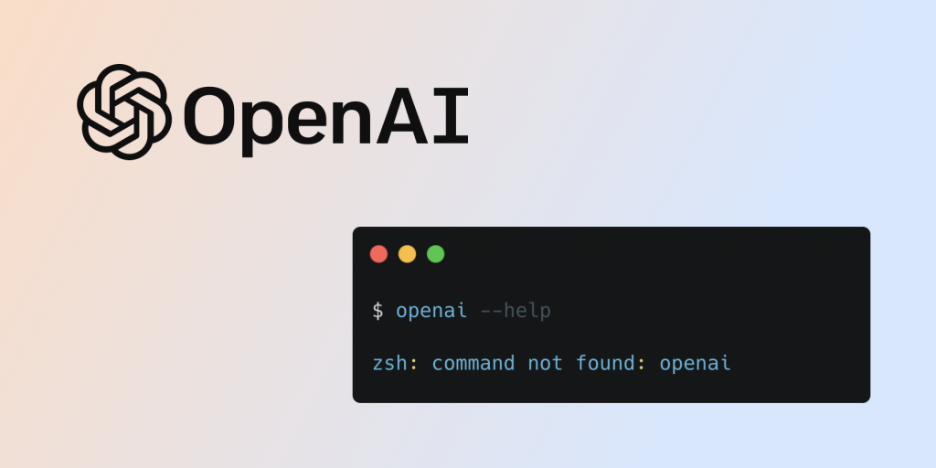 How To Install OpenAI CLI On MacOS Kevin Goedecke